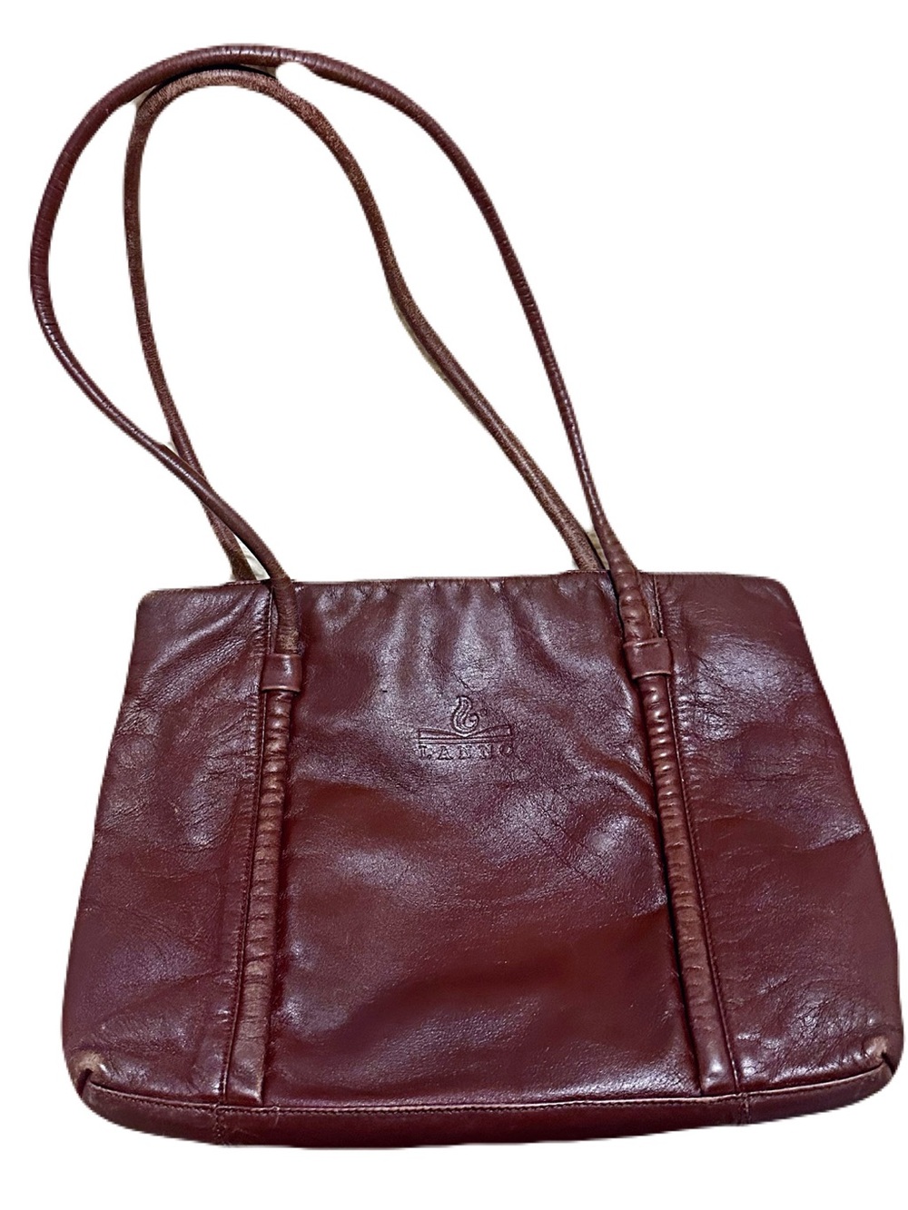 Rare bag LANNO Women's Shoulder Bag in Deep Burgundy Leather